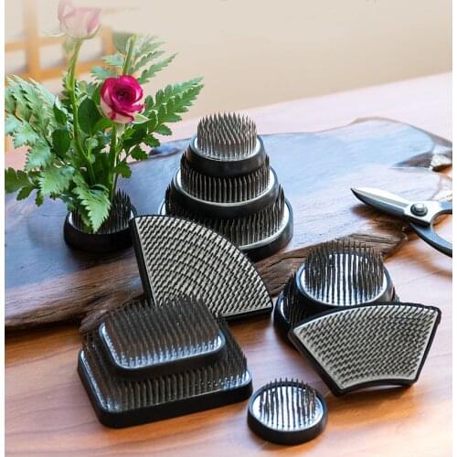Japanese ikebana kenzan set flower base holder floral pin needles fixed tools stainless steel kenzans