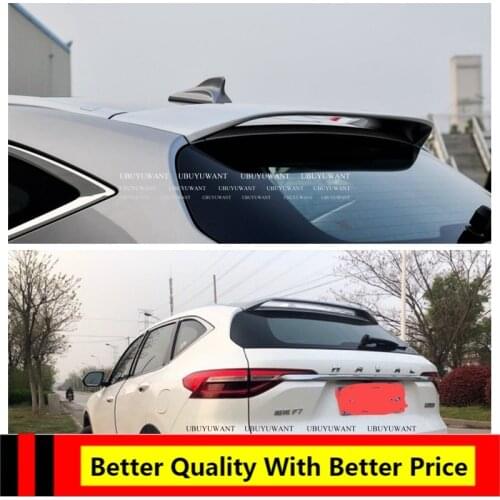 For Haval F7 2019 2020 ABS Plastic Rear Spoiler Tail Trunk Boot Wing Decoration Car Styling Exterior Accessories