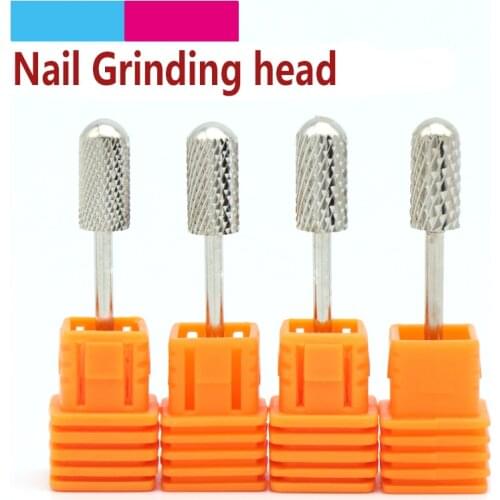 1pcs 2.35mm Silver Nail Art Drill Bit Tungsten Steel Alloy Grinding Head Grinding Machine Dedicated Sander Polishing Tools