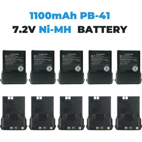 10 Pcs 1100mAh Replacement Battery for Kenwood TK-2118 TK-3118 PB-40 PB-41 7.2V NI-MH