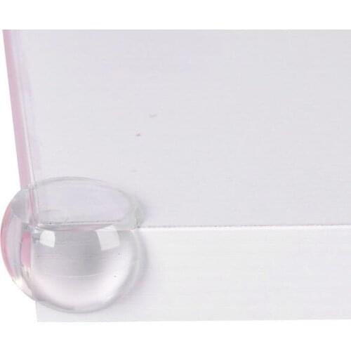 10pcs Child safety anti-collision corner household table corner transparent silicone corner protector baby protection