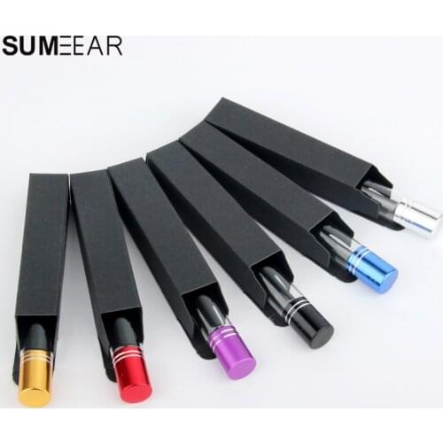 50Pieces 10ml perfume bottle steel ball essential oil bottle packing box empty bottle travel Mini refillable perfume bottles