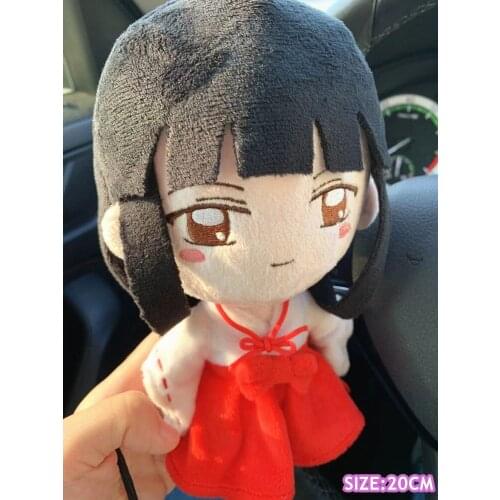 Anime Inuyasha Kikyou Model Plush Doll Inu Yasha Kikyo Cosplay Stuffed Toy 20cm 8'' Tall