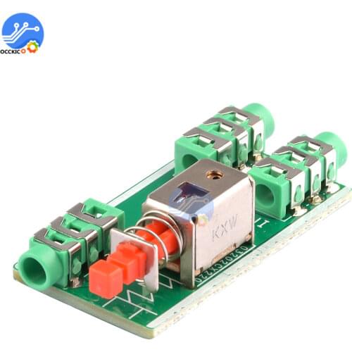 Audio Switching Board 3.5mm A/B Audio Input Block Optional Select Output Type Module For Amplifier Kit Electronic DIY