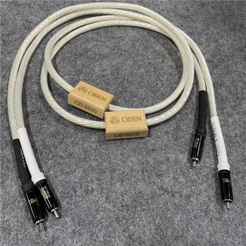 AudioPhile Nordost Odin Silver Plated RCA Cable HiFi Audio Line For HIFI Amplifier CD Player