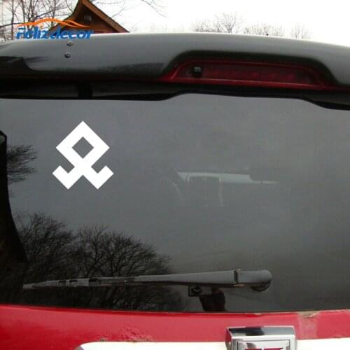 Black/Silver Funny Rune Odal Car Sticker Vinyl for Auto Car Window Bumper Styling Decal Waterproof Decoration C988