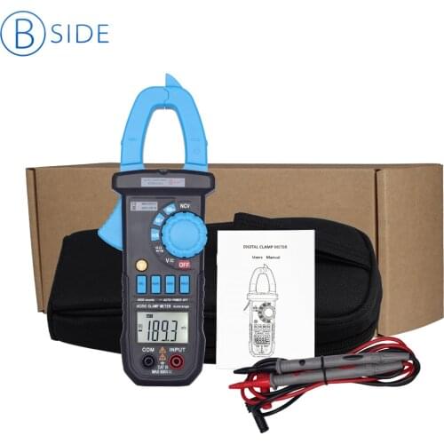 BSIDE ACM03 Plus 3 3/4 400A Auto Range Digital Clamp Meter Non-contact AC/DC Current Voltage Capacitance Tester Multimeter