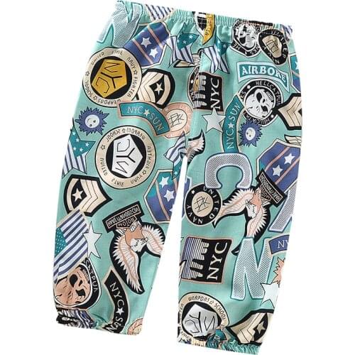 Children Trousers Summer Anti-mosquito Pants For Baby Boys Girls Bloomers Kids Clothing Newborns Lantern Trouser 0-6 Years