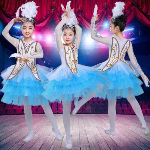Professional White Swan Lake Ballet Tutu Costume Girls Children Ballerina Dress Kids Ballet Dress Dancewear Dance Dress For Girl