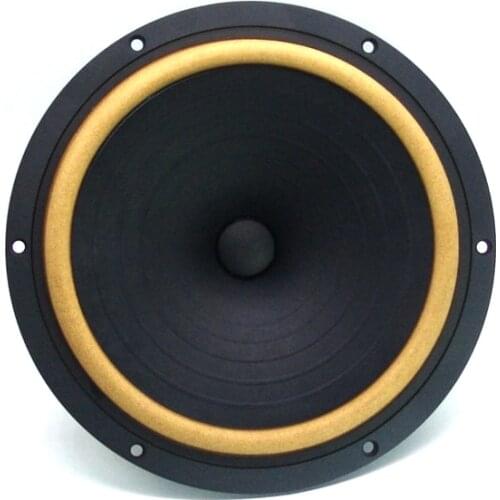 Hf-108 HiFi Speakers 8 Inch HiFi Full Speaker Leather-edged Cone Basin Aluminium Basin Frame Loudspeaker 8ohm