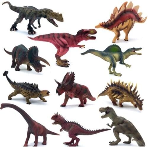 Jurassic dinosaur TPR solid simulation dinosaur soft rubber model toys