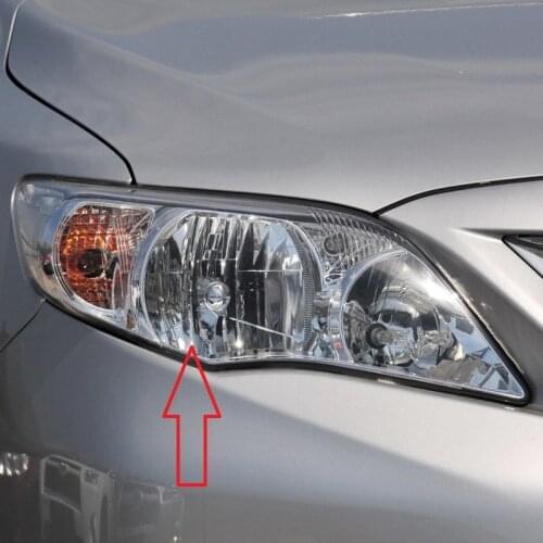 For Toyota Corolla 2010 2011 2012 2013 front headlight cover headlight shell transparent mask