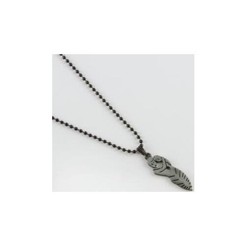 Double Figured Metal Male Necklace
