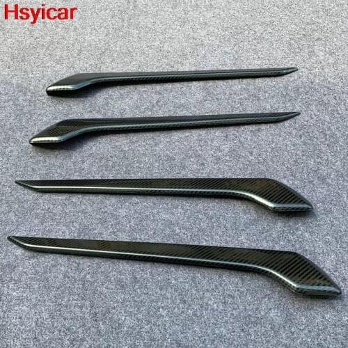 Hsyicar For Toyota RAV4 RAV 4 2019 2020 Inner Door Handle Panel Moulding Cover Trim Interior Accessories Styling Stainless Steel