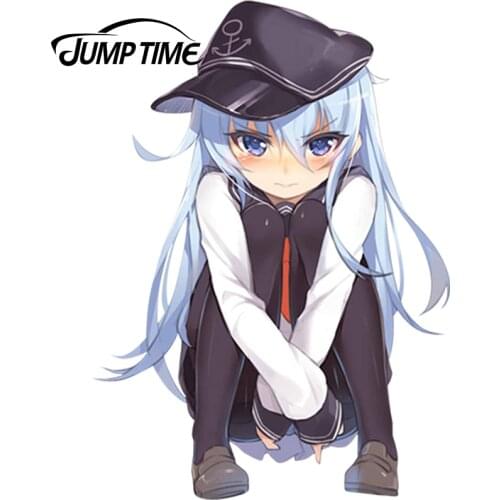 JumpTime 13cm x 9.2cm Sexy Beauty JDM Anime Kantai Collection Cartoon Car Sticker Gremory Vinyl Car Bumper Accessories Decals