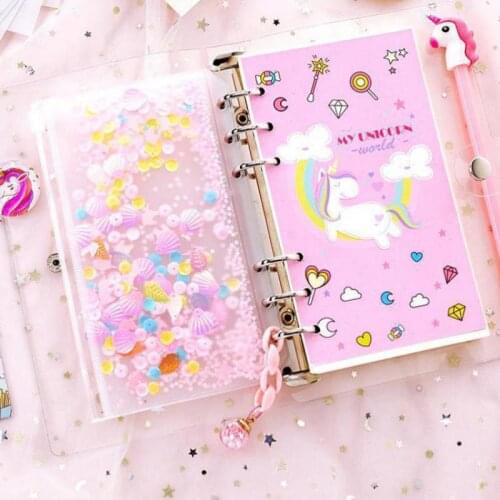 Stationery Handbook Notebook Loose-leaf Creative Girl Heart Calendar Removable Handbook Students Wear Cute Diary Book