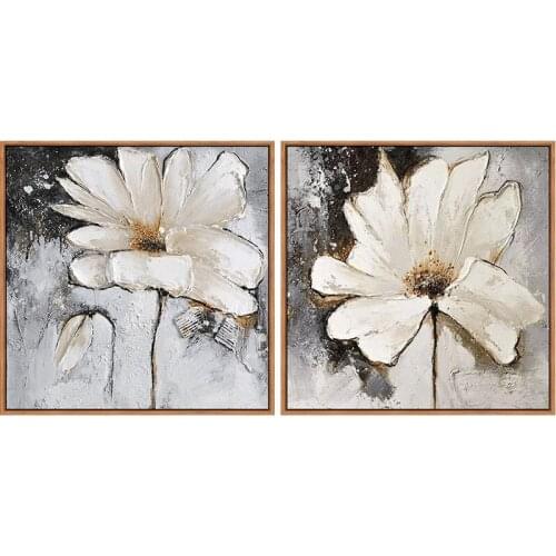 Handmade oil painting on canvas modern 100% Best Art 3D Flower oil painting wall art picture wall decoration SJ003