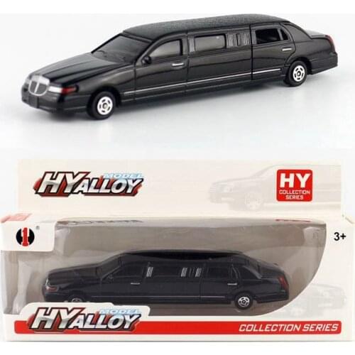 Diecast Metal Toy Model/Lincoln Limousine/Gift For Children/Educational Collection/Doors Openable