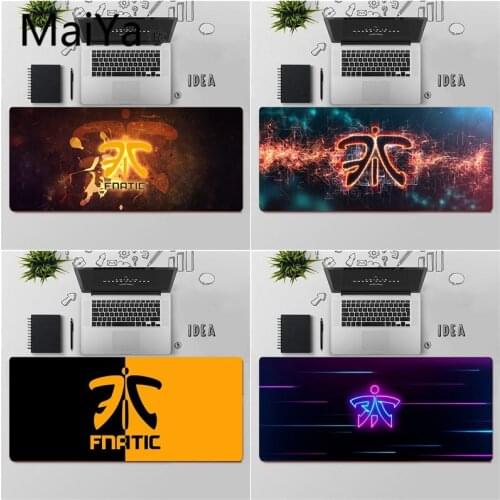 Maiya Top Quality Fnatic Logo Customized laptop Gaming mouse pad Free Shipping Large Mouse Pad Keyboards Mat