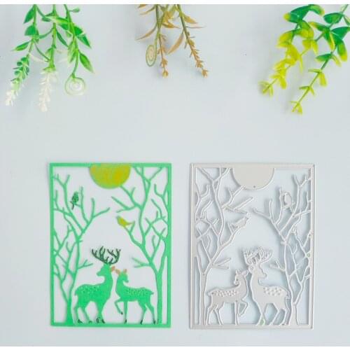 Goat greeting card background Metal Cutting Dies for DIY Scrapbooking Album Paper Cards Decorative Crafts Embossing Die Cuts