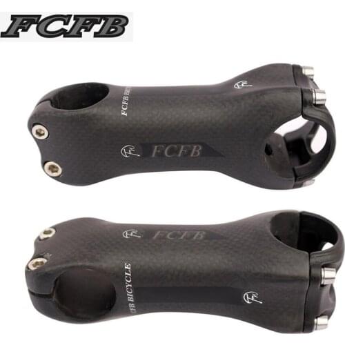 New arrive FCFB bike carbon stem road mountain bike stem angle 6 angle 17 70/80/90/100/110/120/130mm bicycles stem
