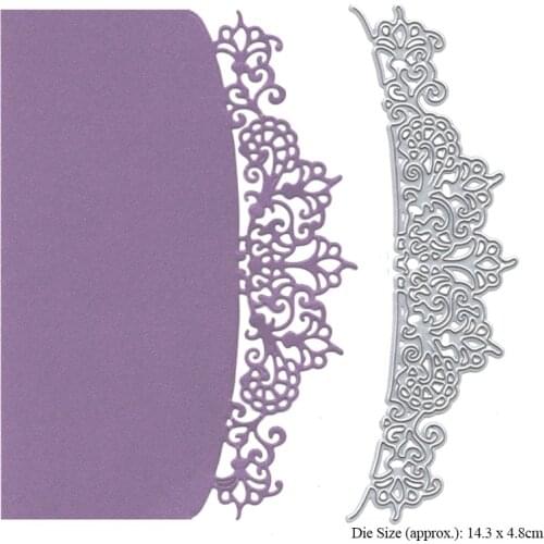 Cutting Dies Scrapbooking Tools Lace Trimming Stencils For Decor Embossing Folder Flower Dies Card Making Supplies Molds Diy