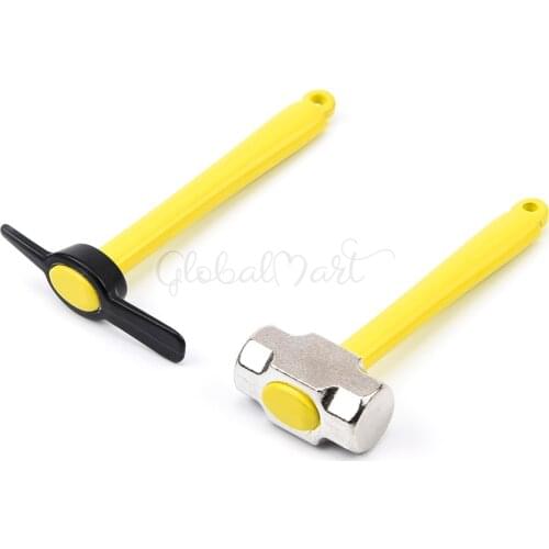 RC Car Simulation Mini Hammer Hoe Decoration For 1:10 1/10 Rc Crawler Accessories Traxxas Trx-4 Tamiya Cc01 Axial Scx10 90046