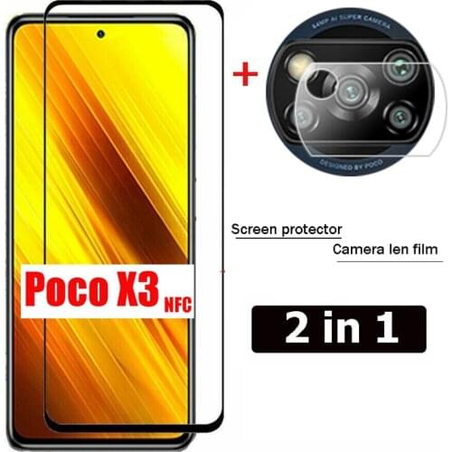 Poco X3 NFC Glass Camera Screen Protector Lens Tempered Glass For Xiaomi Poco X3 NFC Protective Film Poko X3 NFC 6.67" Cover