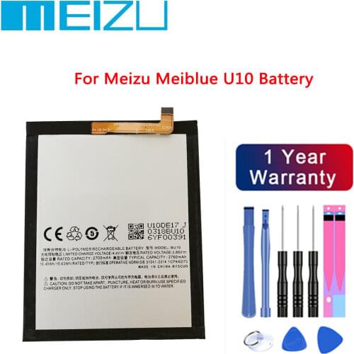 High Quality BU10 Li-polymer Battery for MEIZU U10 2760mAh Rechargeable Batteries for Meiblue U10 Smart Phone Parts