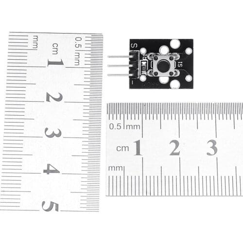 1 Channel KY-004 3pin 1 Bit Button Key Switch Sensor Module 6x6x5mm 6*6*5MM for Diy Starter Kit 1PCS