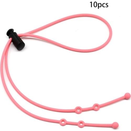 10Pcs Adjustable Face Mask Silicone Lanyard Rope Eyeglass Anti-Lost Strap Holder
