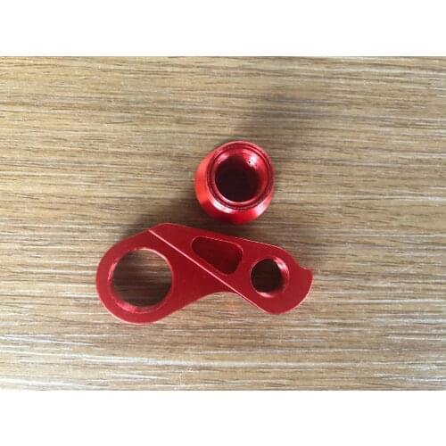 5pc Cycle / Bike rear gear mech derailleur hanger dropout for LOOK 989 / 987 927 CARBON 927 ALU #00007956 with Axle caps