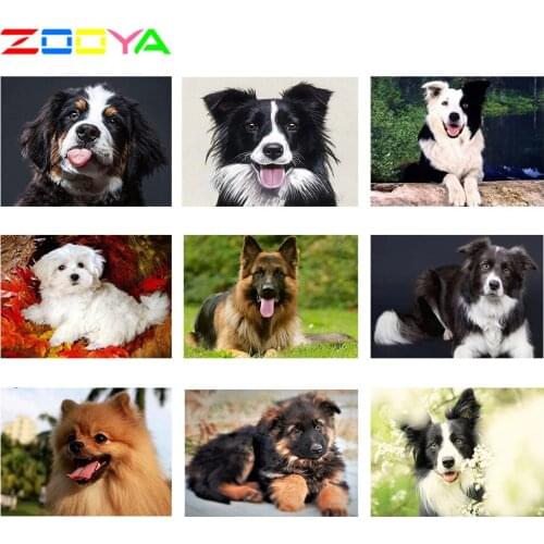 5D Diy Special Shaped Diamond Painting Animal Diamond Embroidery Painting Dog 3D Diy Diamond Mosaic Paintings Cute Animal 3Jm023