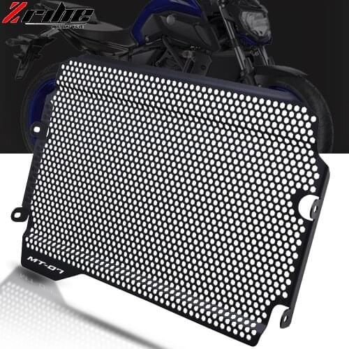 Motorcycle Accessories FOR MT-07 Aluminum Radiator Guard Cover Grill Guard For Yamaha MT 07 MT07 MT-07 FZ 07 FZ07 2018 2019 2020