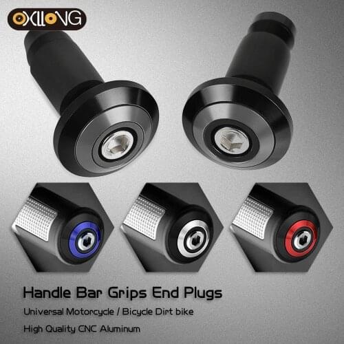 For Yamaha Mt07 Mt-07 FZ07 FZ-07 MT 07 XSR700 2014 2015 2016 2017 handlebar Grips Ends Handle Bar Ends Weights CNC Silder Plugs