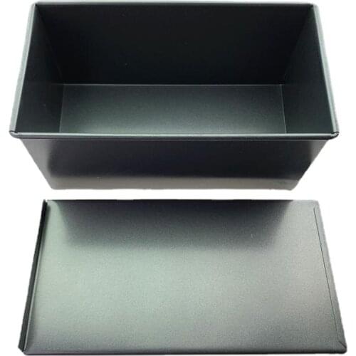 400g Rectangular Toast Mold Non-stick With Lid Toast Box Bread Mold Oven Household Baking Tools