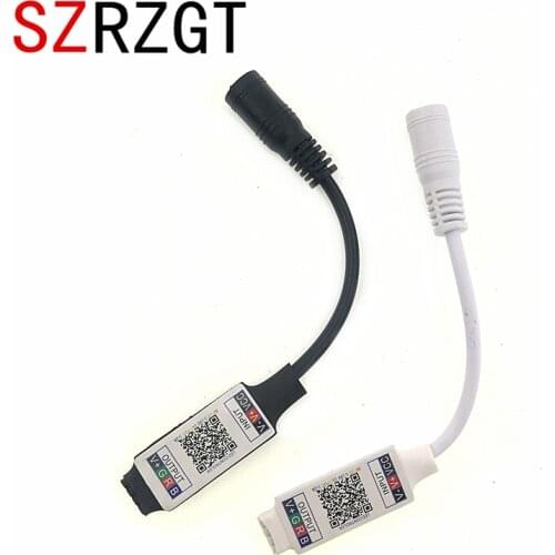 Mini RGB Bluetooth Controller DC 5V 12V 24V Mini Music Bluetooth Controller Light Strip Controller For RGB RGBW LED Strip