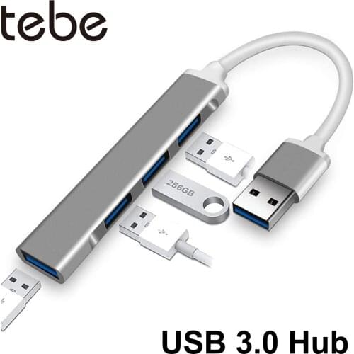 Tebe 4 Port USB HUB to 3*USB2.0/USB3.0 Multi Splitter OTG 4 IN 1 USB Docking Station For Lenovo Xiaomi PC Notebook Accessories