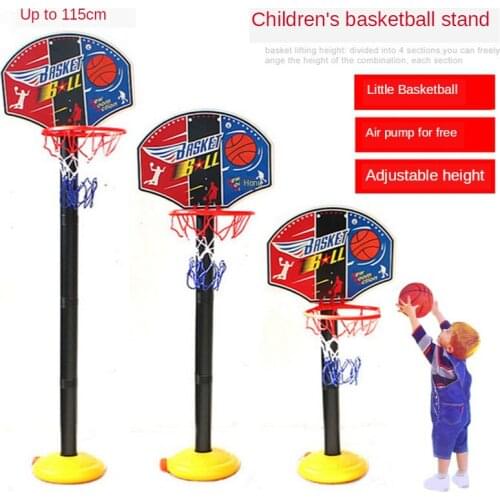 Children 's Outdoor / Indoor Liftable Basketball Stand (cardboard) With Basketball Pump Shooting Toys