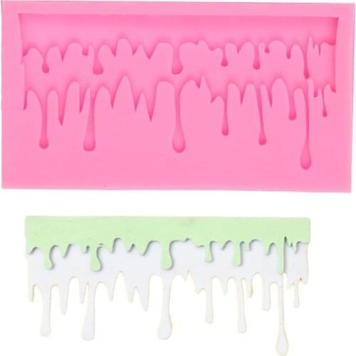 Cream Icicle Melting Cake Rim Decoration Silicone Mold 15-1078