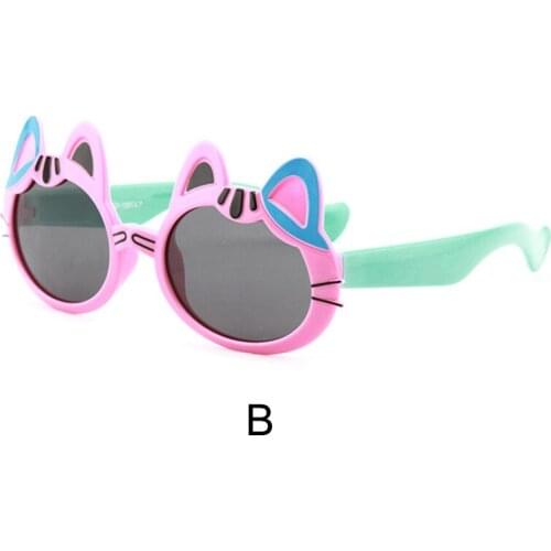 Sunglasses Kids Boys Girls Sunglasses Cartoon Polaroid Uv Protection Silicone Sun Glasses For Summer Очки Декоративные gafas de