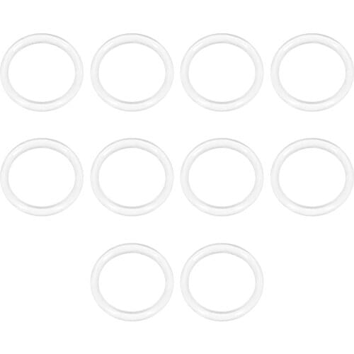Uxcell Silicone O-Rings 1-20mm Inner Diameter 2mm Width 5-24mm OD Seal Gaskets to Heat Exchanger Boiler Filter Vessel 10pcs