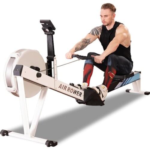 Wind Resistance Rowing Machine Fitness Equipment Water Resistance Air Rower