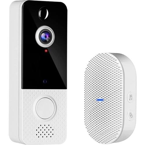 Video Doorbell Camera,1080P HD Wireless Doorbell Camera With Chime,Motion Detection,Two-Way Audio,Cloud Storage Eu Plug