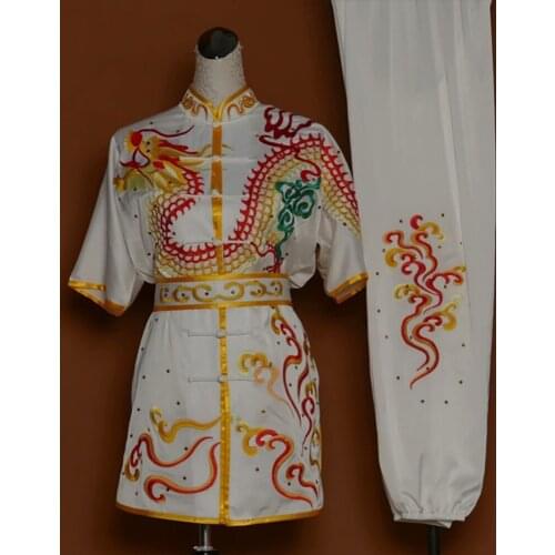Wushu taichi taiji clothes changquan uniform Martial arts competition clothing embroidered kungfu nanquan taolu clothes uniform