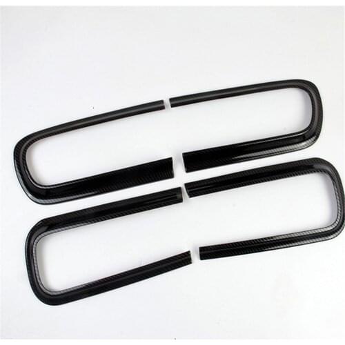 Carbon Fiber Taillight Cover Replacement Rear Tail Light Decorative Trim for Dodge Challenger 2015-2020 Car Styling 2pcs/set
