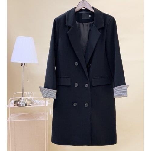Fashion Blazer Jackets ladies Spring Autumn Long Blazers Korean Style Loose 2020 new tooling Suit Jacket For Women Overcoat B457
