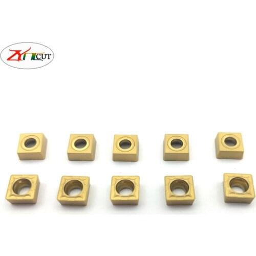 10PCS SCMT09T304 SCMT09T308 P201F General purpose turning tool blade for steel parts PVD Cemented Carbide Coated Blade