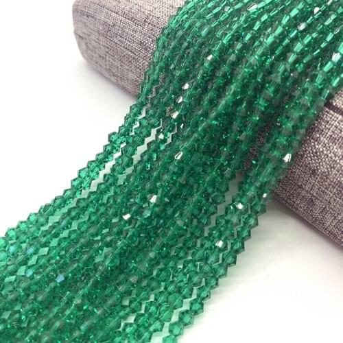 100pcs 4mm Bicone Austria Crystal Beads charm Glass Bead Loose Spacer Bead for DIY Jewelry Making#JJ24
