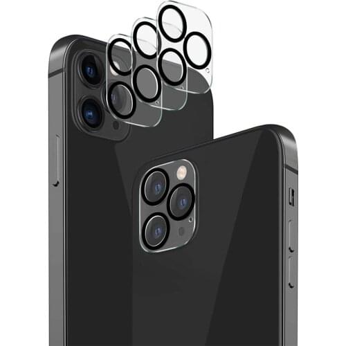 3pcs Phone Camera Tempered Glass Dust-proof Drop-resistant Phone Lens Protectors, Replacement for iPhone 12 Pro Max